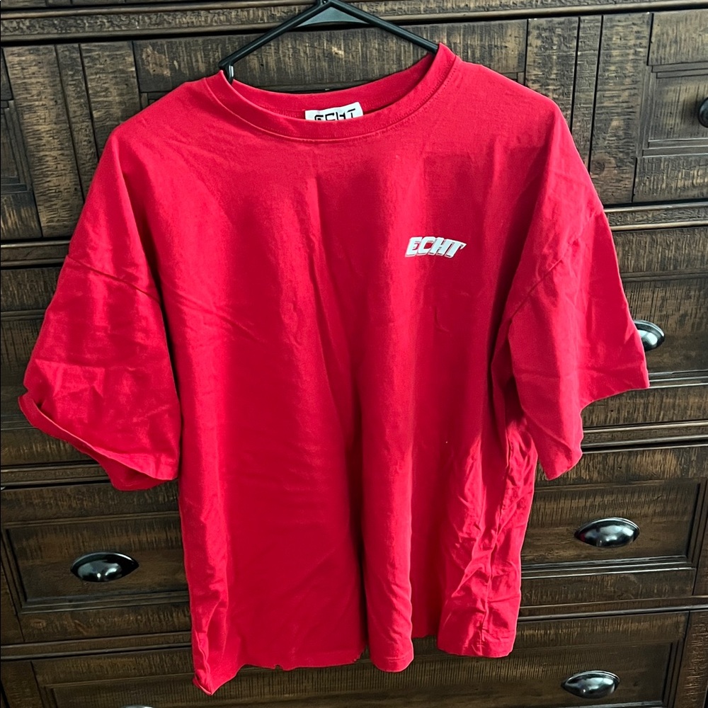 ECHT Bold Red Short Sleeve Tee